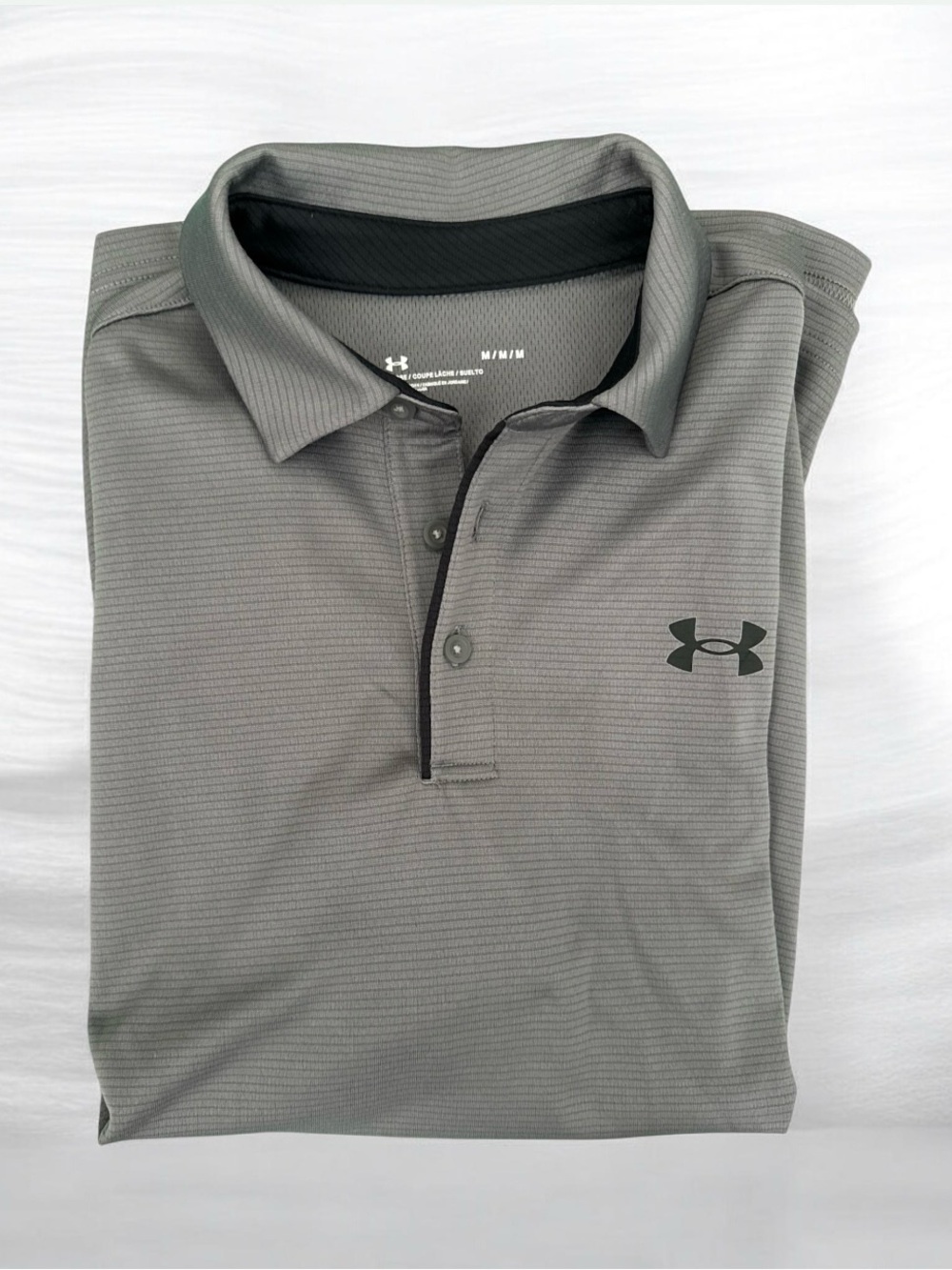 Under Armour Men’s Gray Performance Polo with Chest Logo